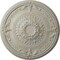 Ekena Millwork Athens Ceiling Medallion (Fits Canopies up to 3 5/8"), 26 1/4"OD x 3 1/4"P, Pot of Cream Crackle CM27ATPCC - alternate 1